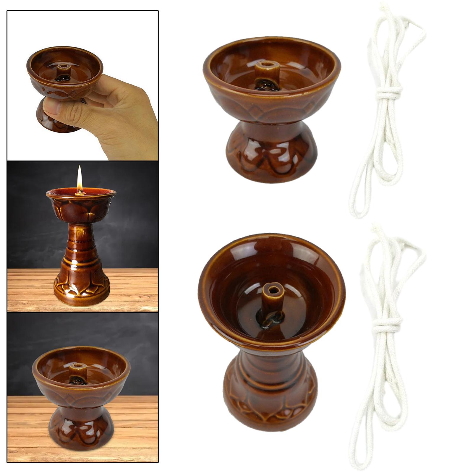 Candle Oil Supplies - حامل مصباح زيت، وعاء شمع، حامل
