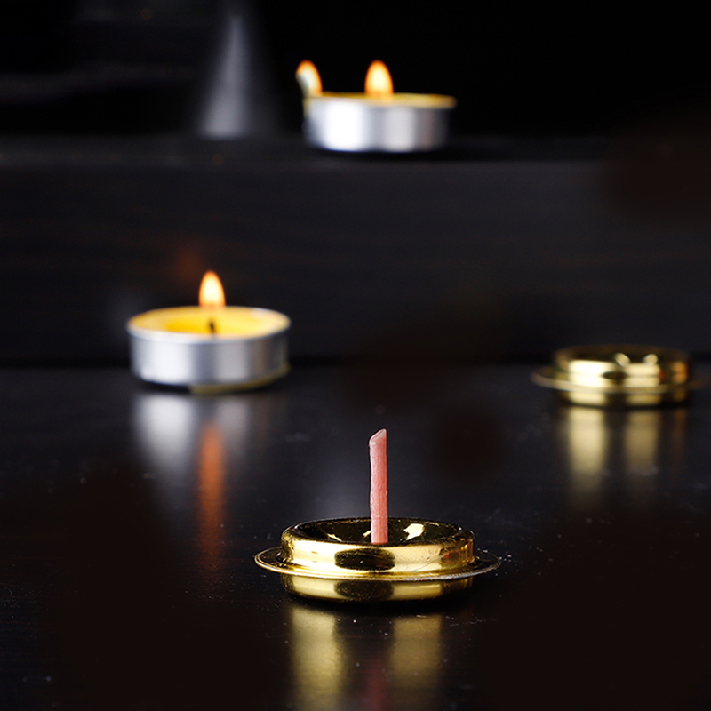 Candle Oil Supplies - 200 قطعة/صندوق استبدال الضوء اليدوية زجاجة