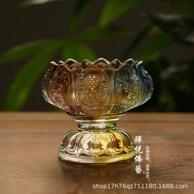 حامل شموع زجاجي على شكل زهرة ا - مراجعة Candle Oil Supplies وسعره