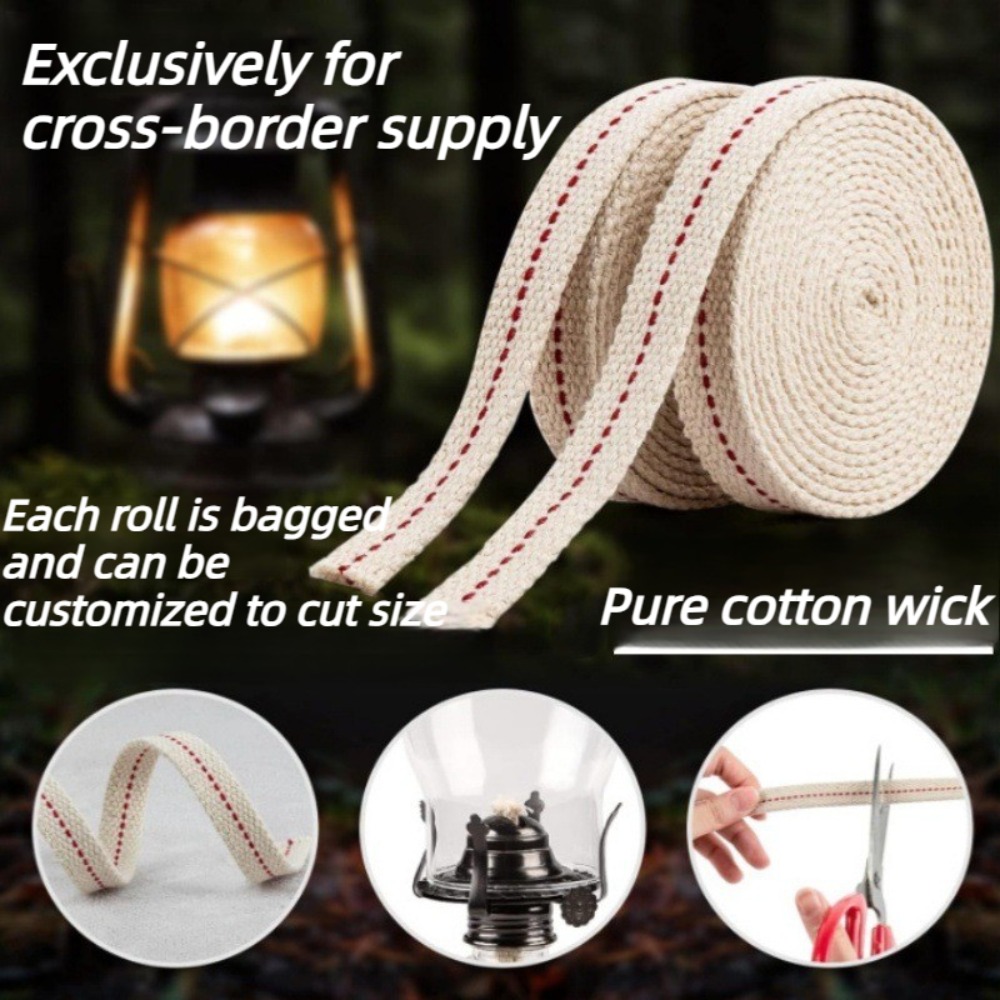فتائل شمع قطنية مسطحة مضفرة بأ - مراجعة Candle Oil Supplies وسعره