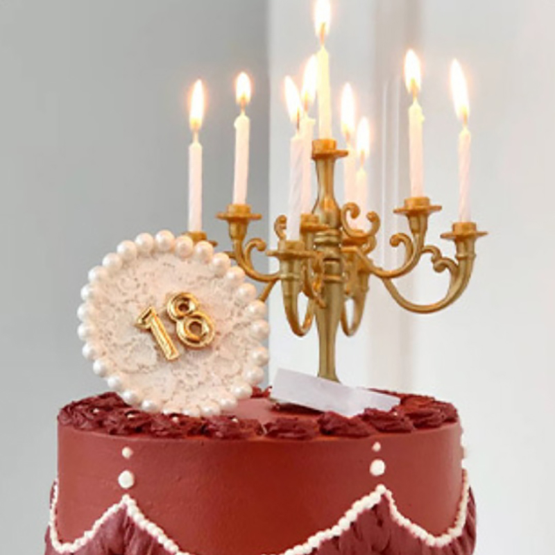 كعكة الديكور الشمعدان شمعة الخ - مراجعة Candle Supplies Luxury وسعره