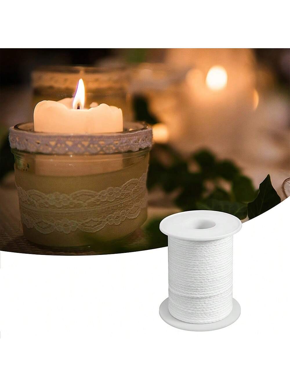 فتيل بدون دخان مقاس 2401.57 بو - مراجعة Candle Oil Supplies وسعره