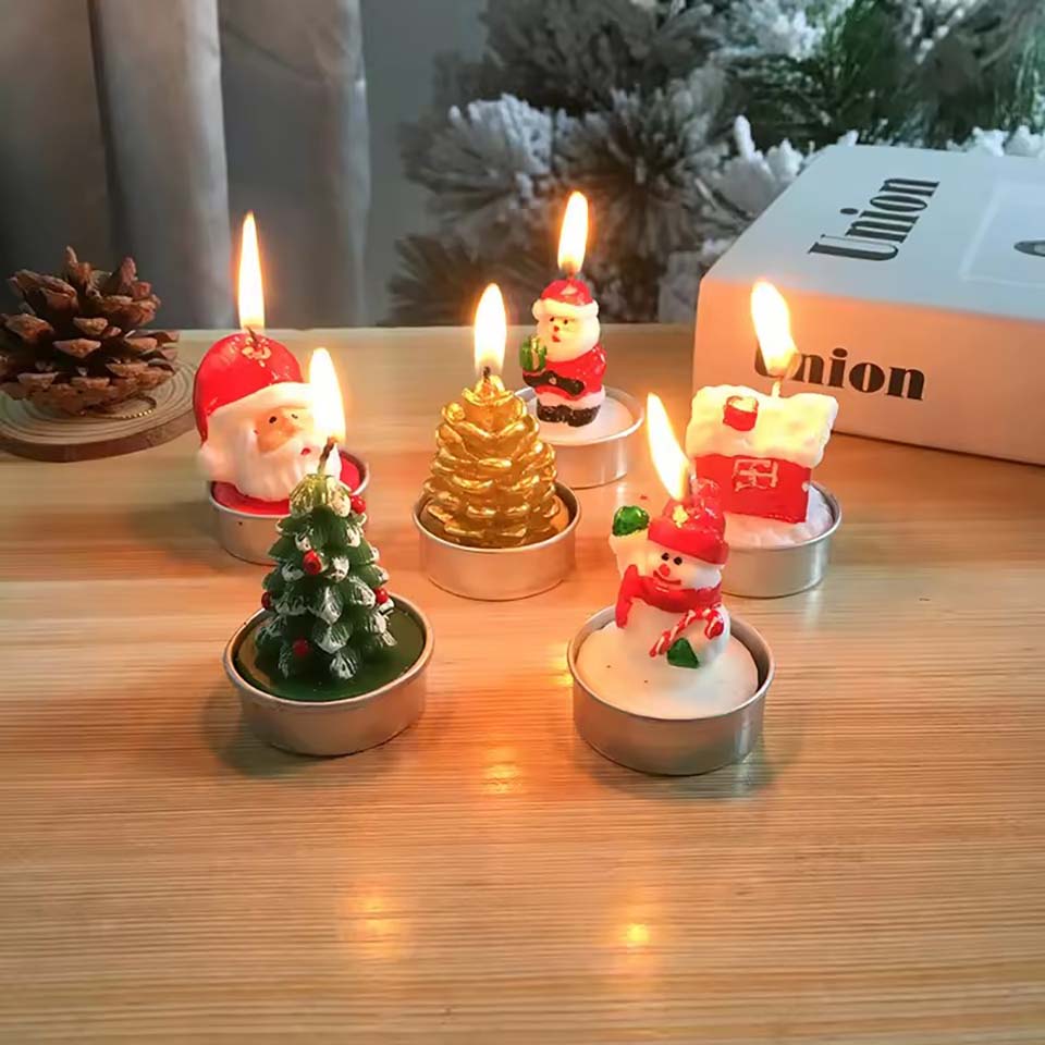 12 قطعة شموع لتزيين الكريسماس، - مراجعة Candle Oil Supplies وسعره